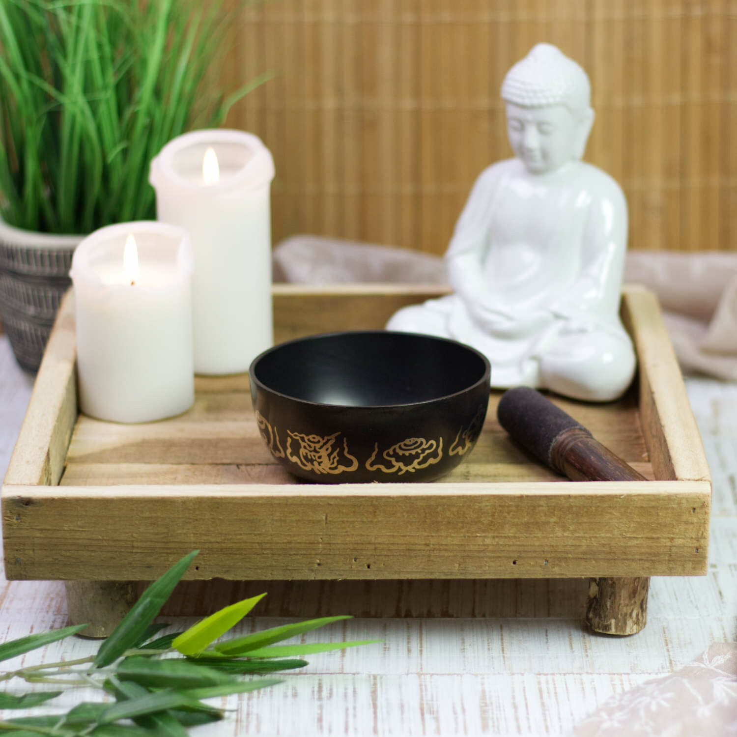 Zen hangtálak - ZEN Hangtál - Orissa - Buddhista motívumokkal - Prémium - Fekete  Orissa hangtál, Mandala fekete, öntött hangtál mely egy speciális fémötvöze 