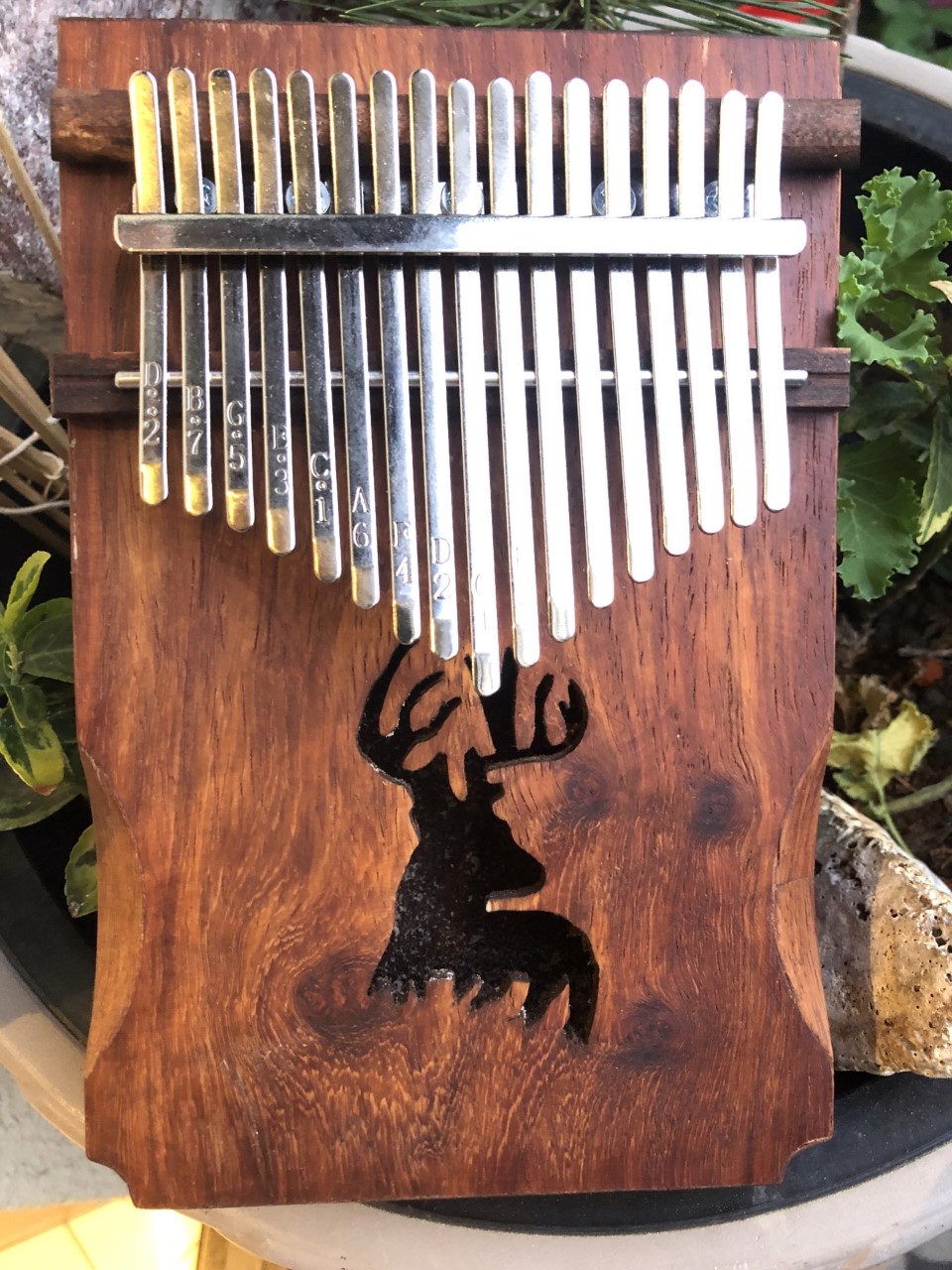 Kalimba - Kalimba 17 - Hangszer Szarvasfej Egyedi kézzel készített Kalimbáink, édesapám keze munkáját dicsérik. Egzoti 