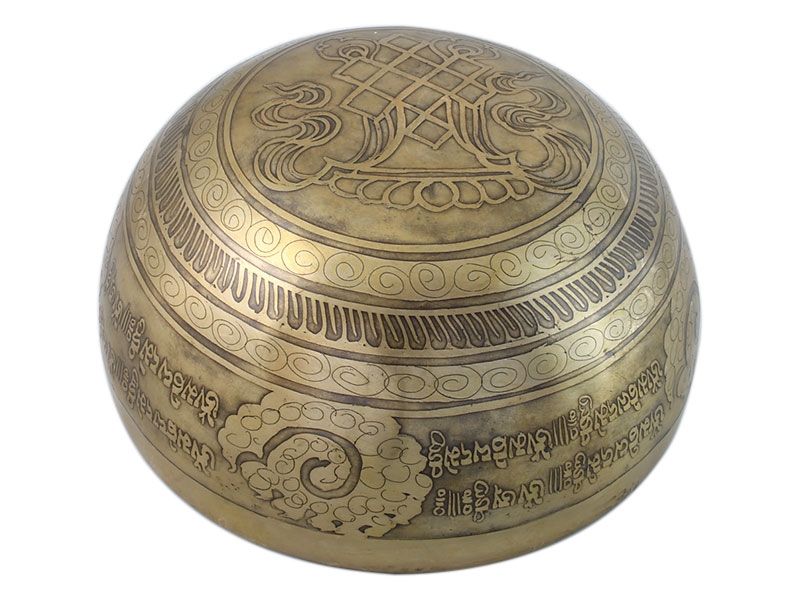 Gravírozott kézi hangtálak - Gravírozott Hangtál - Buddha szeme  Gyönyörű gravírozott hangtál Buddha mindent látó szemével. A hangtál külső  