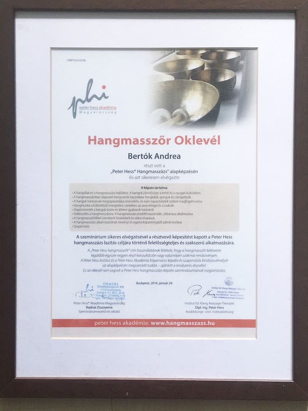 Szolgáltatások - Egyéni hangtálmasszázs  Egyéni hangtálmasszázs Peter Hess által kifejlesztett terápia minőségű hang 