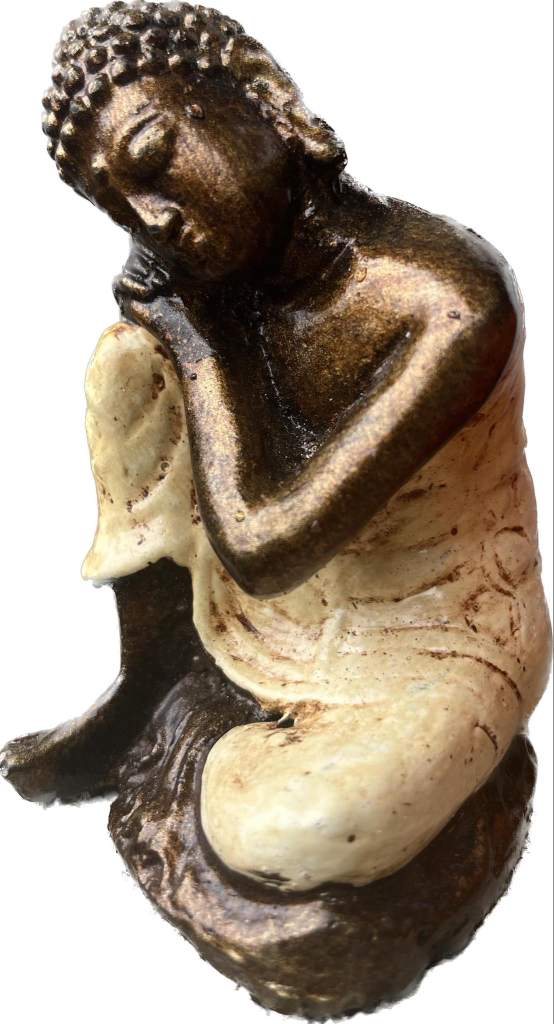 Buddha szobrok - Gondolkodó Buddha szobor   