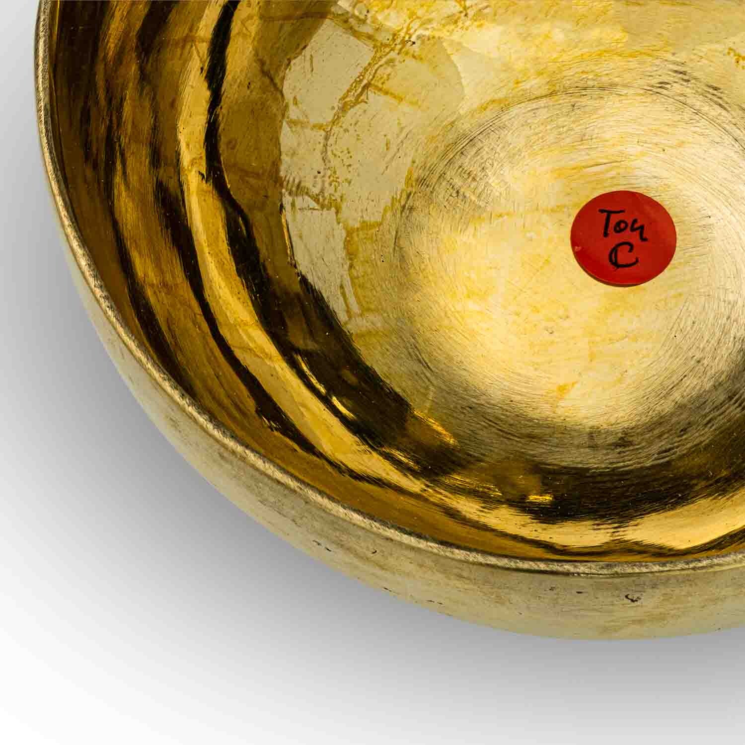 Csakra hangtálak - Csakra hangtál - Gyökér - C (közepes)  A gyökércsakra (Muladhara) harmonizálása. Kézzel kovácsolt hangtál Nepálból