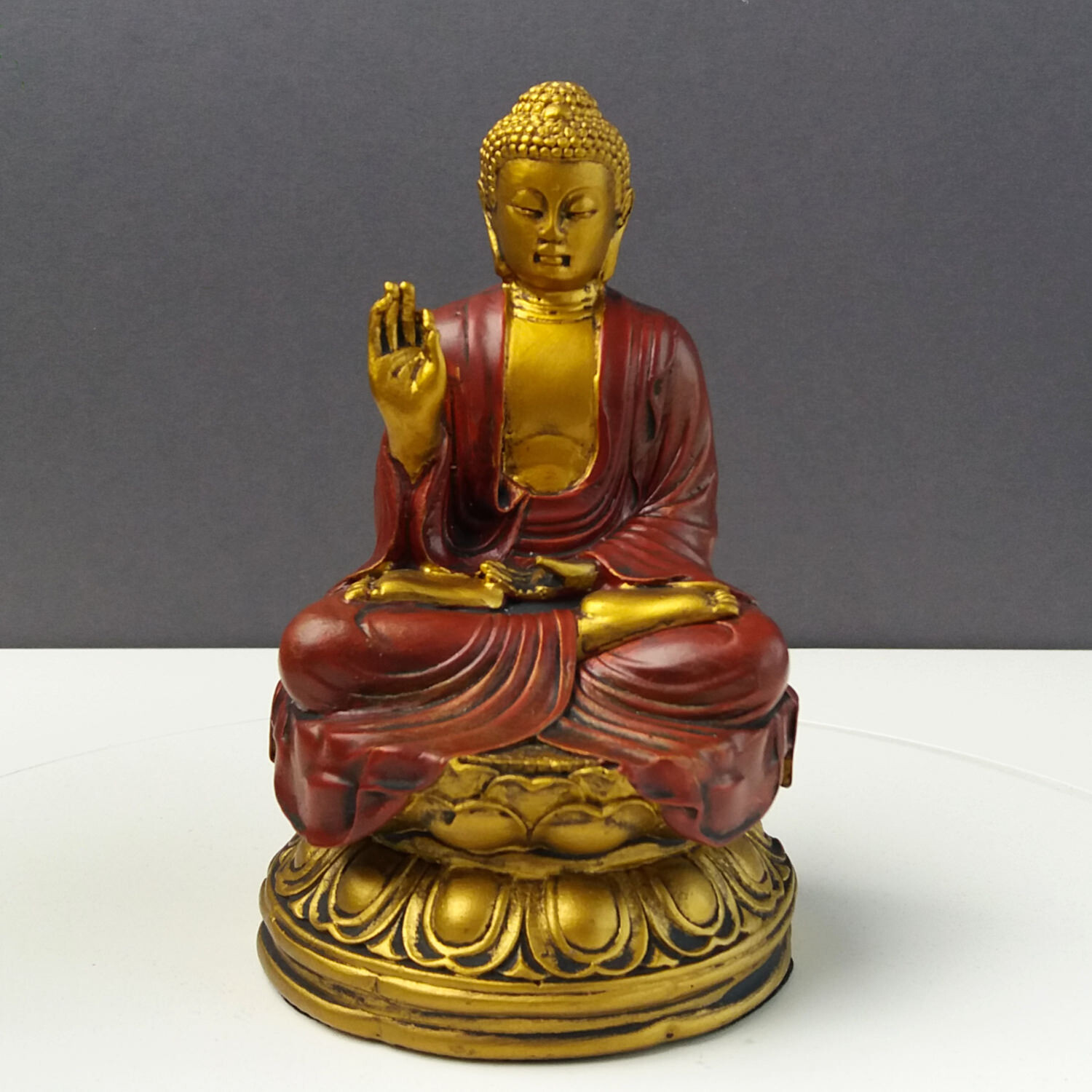 Buddha szobrok - Buddha szobor - Tanító póz - 11 cm   