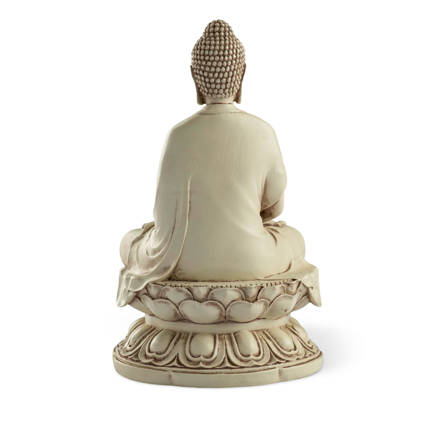 Buddha szobrok - Buddha szobor - Meditáló - Elefántcsont - 16,5 cm  Amikor Buddha a f&uuml;gefa alatt medit&aacute;lt, el&eacute;rte a m&eacute 