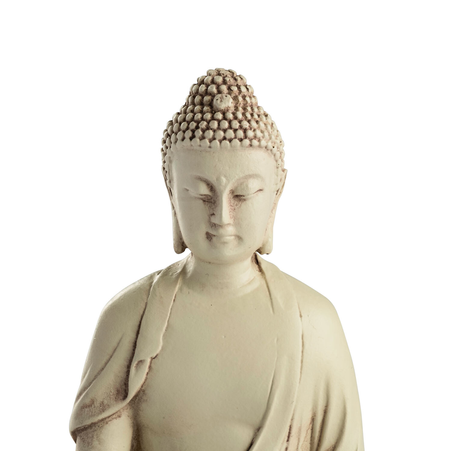 Buddha szobrok - Buddha szobor - Meditáló - Elefántcsont - 16,5 cm  Amikor Buddha a f&uuml;gefa alatt medit&aacute;lt, el&eacute;rte a m&eacute 