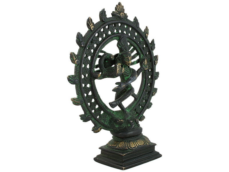 Siva szobrok - Shiva Nataraja szobor - Sárgaréz - 15 cm   