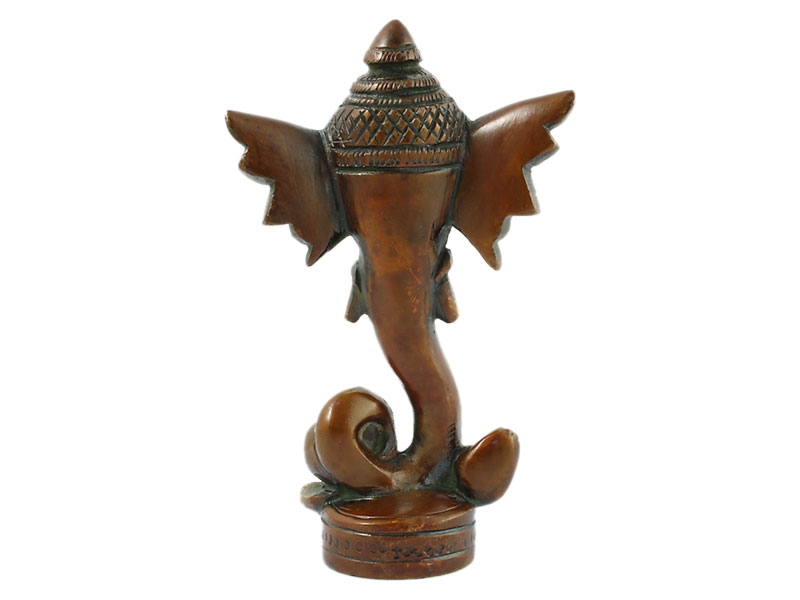 Ganésa szobrok - Ganésa szobor - Sárgaréz - 12 cm  Ganesha, m&aacute;s n&eacute;ven Ganapati, a b&ouml;lcsess&eacute;g &eacute 