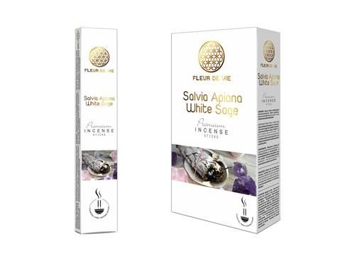 Fleur De Vie Füstölő - Salvia Apiana White Sage - Fehér Zsálya  Tisztítsa meg otthonát vagy meditáljon a Fleur de Vie 