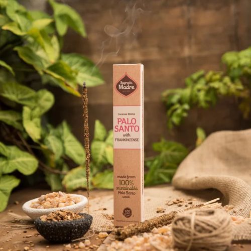 Sagrada Madre Palo Santo füstölők - Sagrada Madre - Palo Santo with Frankincense - Palo Santo és Tömjén Füstölőpálca  A Sagrada Madre Palo Santo tömjén 100%-ban egyedülálló természetes tömjén,  