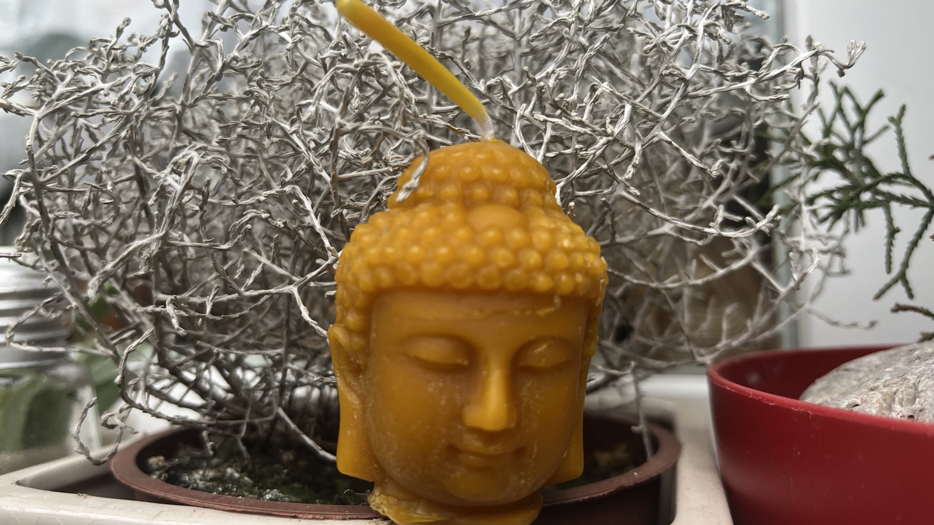 Gyertyák - Buddha gyertya - méhviasz  Balatoni méhészetből származó 100 % &nbsp;természetes méhviaszból kézzel ké 