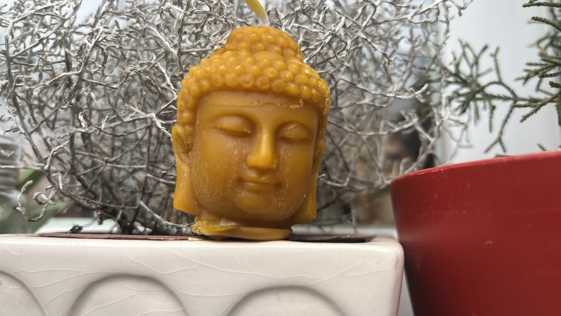 Gyertyák - Buddha gyertya - méhviasz  Balatoni méhészetből származó 100 % &nbsp;természetes méhviaszból kézzel ké 