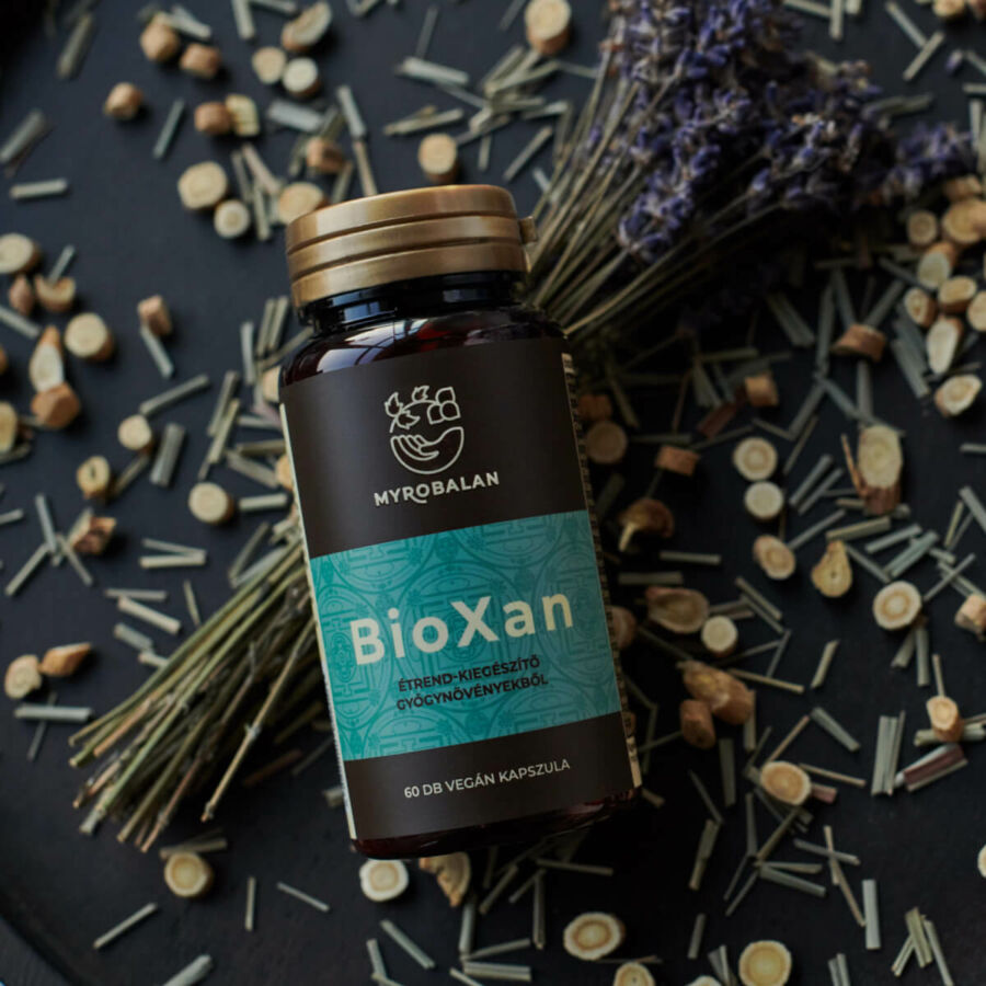 Myrobalan gyógykészítmények - Bioxan természetes nyugtató gyógynövény-komplex A gy&oacute;gyn&ouml;v&eacute;ny-komplex 100%-ig term&eacute;szetes stressz 