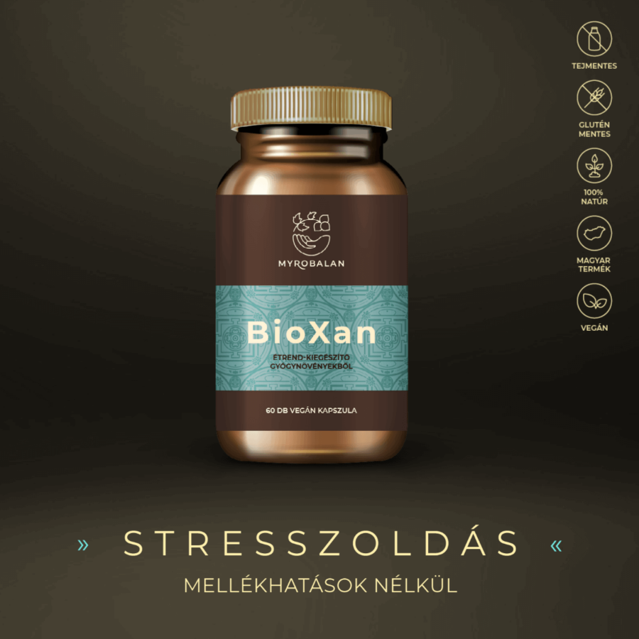 Myrobalan gyógykészítmények - Bioxan természetes nyugtató gyógynövény-komplex A gy&oacute;gyn&ouml;v&eacute;ny-komplex 100%-ig term&eacute;szetes stressz 
