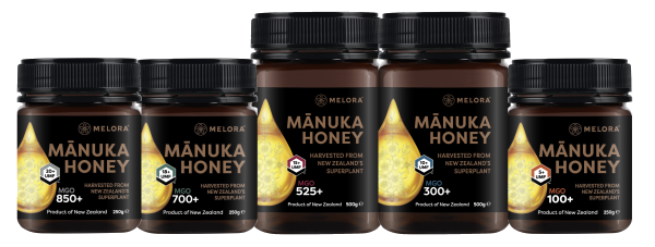 Manuka méz - Melora - Manuka méz 100+ MGO™ UMF5 250g  MGO100+ alkalmas az immunrendszer erősítésére és enyhébb betegségek kezelés 