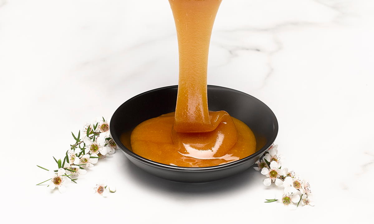 Manuka méz - Melora - Manuka méz 300+ MGO™ UMF10 500g  MGO300+ az ellenálló fertőzések ellen, gyulladásokra és gyomorsav kezelésér 