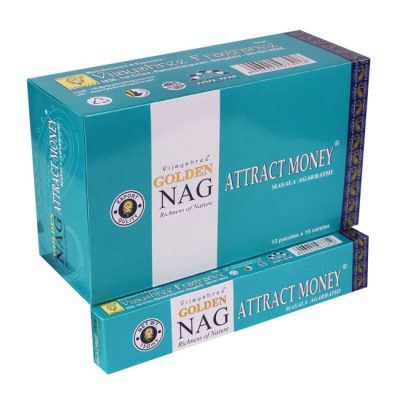 Golden Nag Attract Money-Pénzvonzó masala füstölő  