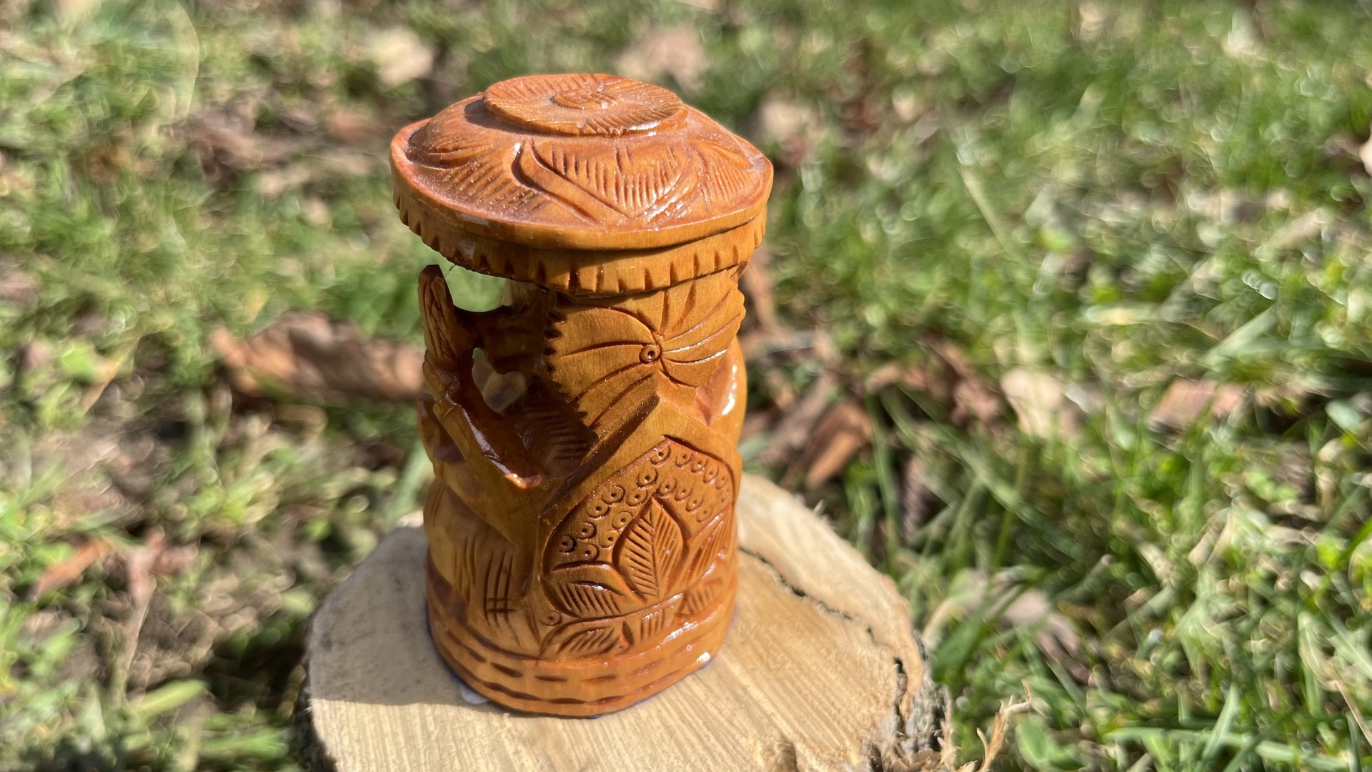 Ganésa szobrok - Ganesha kis fa szobor  Ganesha kis fa szobor 