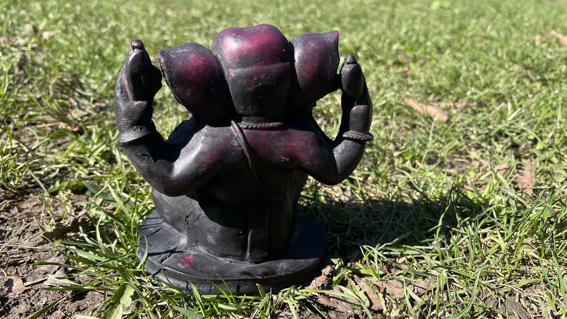 Ganésa szobrok - Ganesha nagy poliresin szobor  <span style="font-size: 1rem;">Gyönyörű Ganesha kő szobor,mely kerted vagy  
