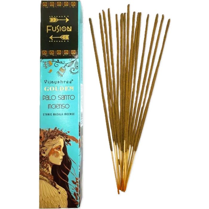 Golden Nag Füstölő - Golden Fusion Palo Santo & Frankincense masala füstölő   