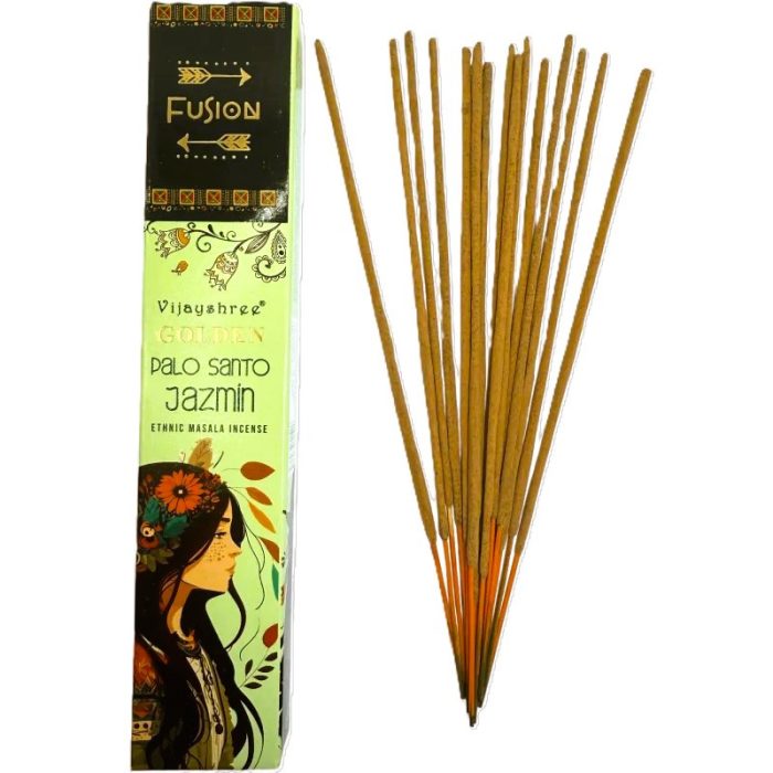 Golden Nag Füstölő - Golden Fusion Palo Santo & Jasmine masala füstölő   