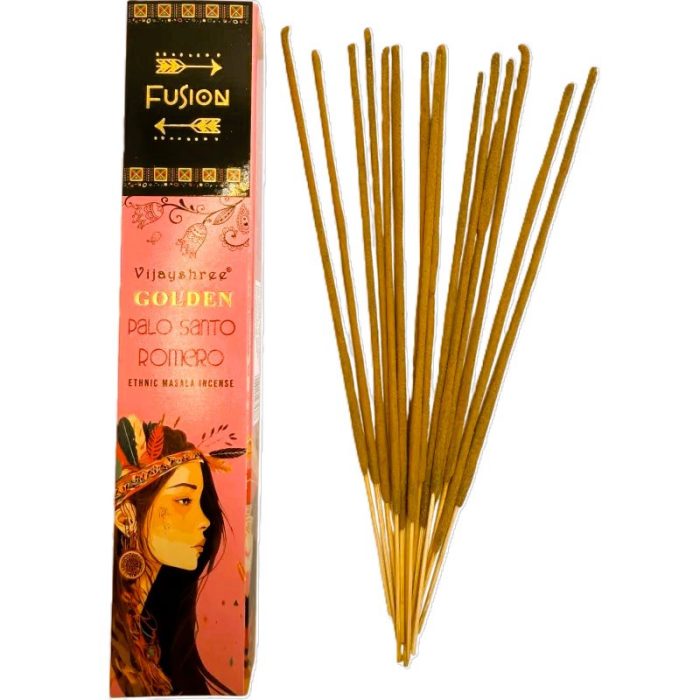 Golden Nag Füstölő - Golden Fusion Palo Santo & Rosemary masala füstölő   