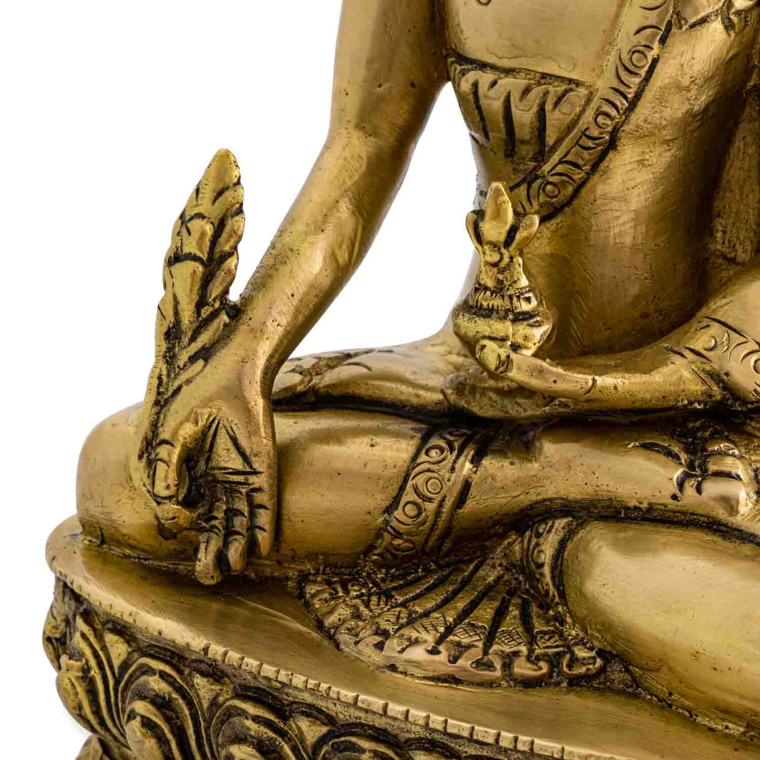 Siva szobrok - Siva Nataraja szobor - Sárgaréz - 24 cm   
