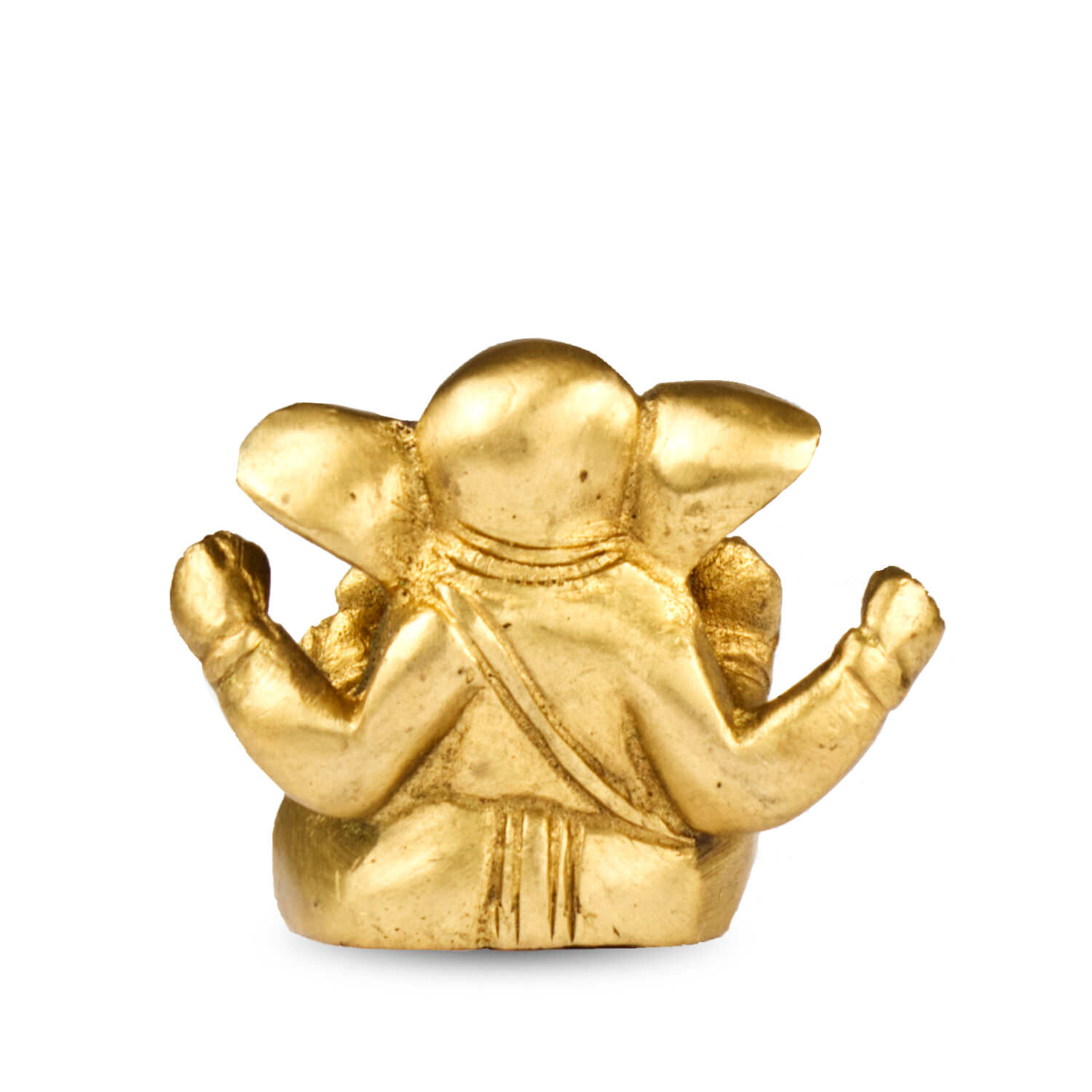 Ganésa szobrok - Ganésa szobor - Sárgaréz - 5 cm  Ganesha, m&aacute;s n&eacute;ven Ganapati, a b&ouml;lcsess&eacute;g &eacute 
