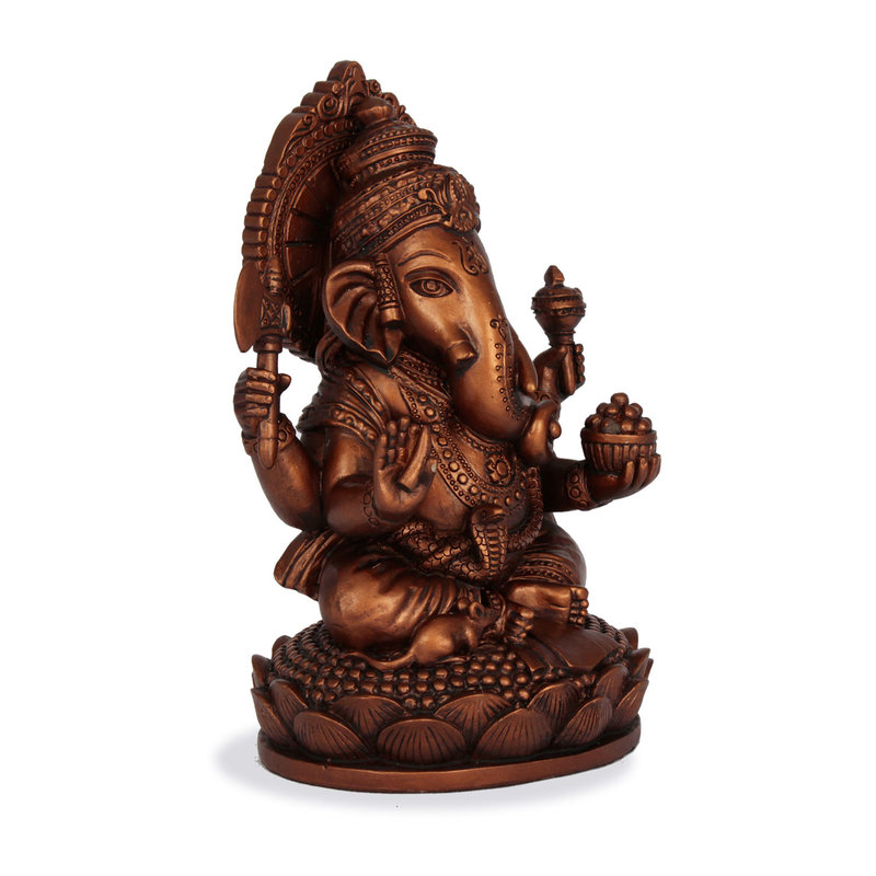 Ganésa szobrok - Ganésa - 17 cm  Ganesha, m&aacute;s n&eacute;ven Ganapati, a b&ouml;lcsess&eacute;g &eacute