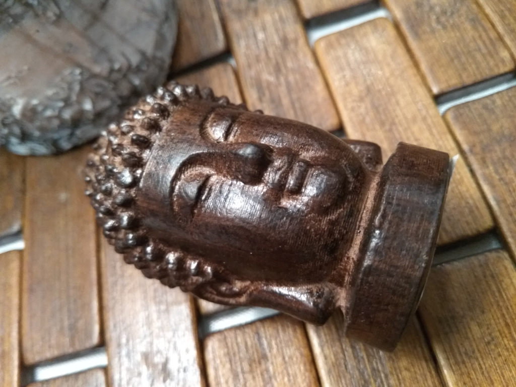 Buddha szobrok - Buddha fej - 7 cm