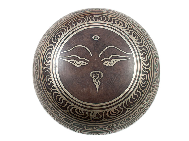 Gravírozott öntött hangtálak - Hangtál szett - Buddha szeme  <p><iframe scrolling="no" class="termek_mp3" src="https://nadabrahma-hangta 