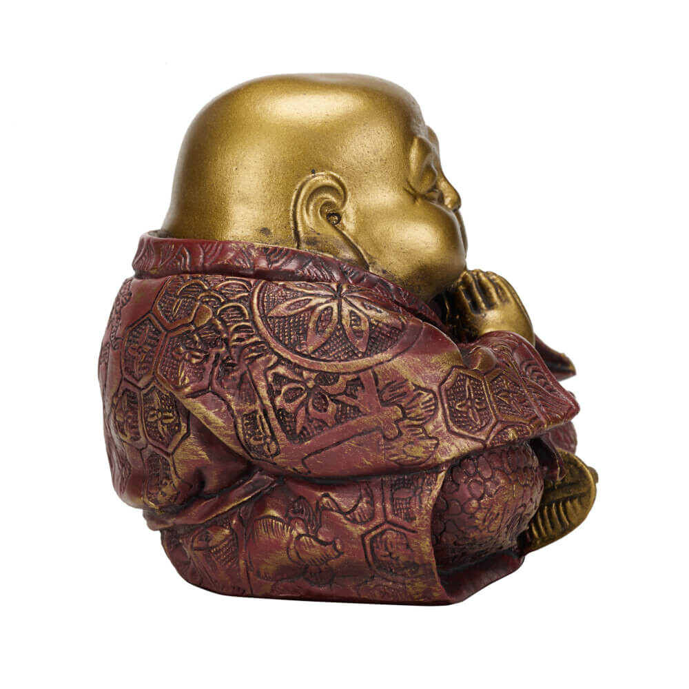 Buddha szobrok - Nevető Buddha Namaste 6 cm   