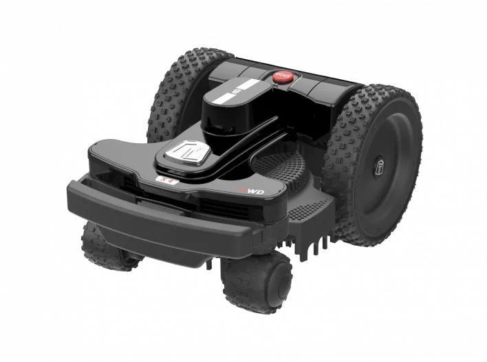 Techline robotfűnyírók - Techline NEXTTECH BX4 4WD Robotfűnyíró Maximális rugalmasság még a legszélsőségesebb lejtőkön is A NEXTTECH B X4 4WD változata optimálisan kezeli az egyenetlen pázsitot, ak 